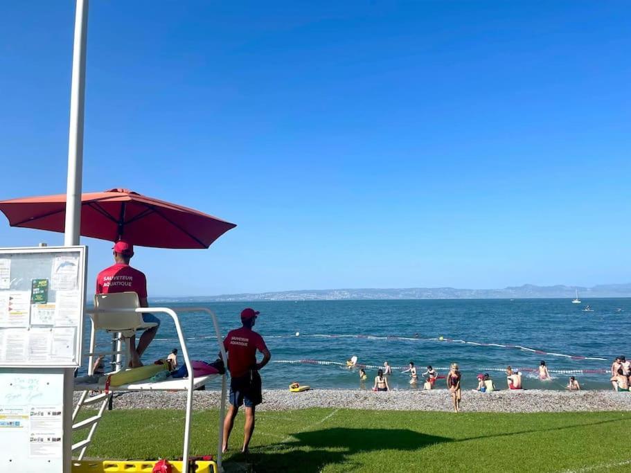 L'Escale Du Leman Apartment Publier Bagian luar foto